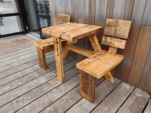 originele tweepersoons picknickset/tafel met stoelen