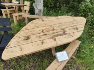 Texeltafel in de vorm van ons eiland!